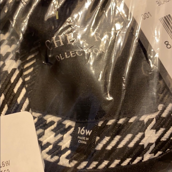 Rachel Roy Plaid Blazer black and white NWT - Picture 5 of 8